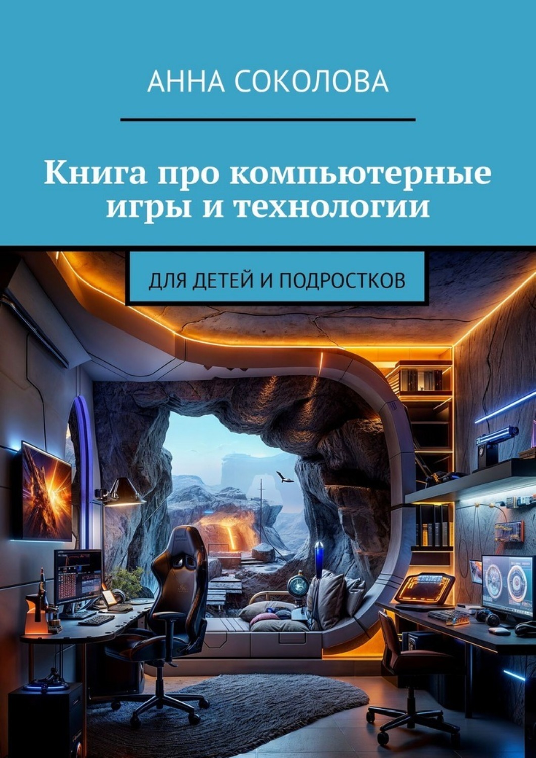 Обложка книги «Книга про компьютерные игры и технологии. Для детей и подростков»