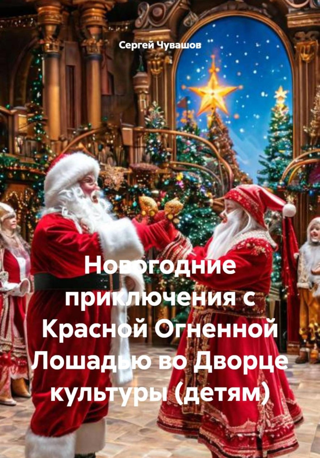 Обложка книги «Новогодние приключения с Красной Огненной Лошадью во Дворце культуры (детям)»