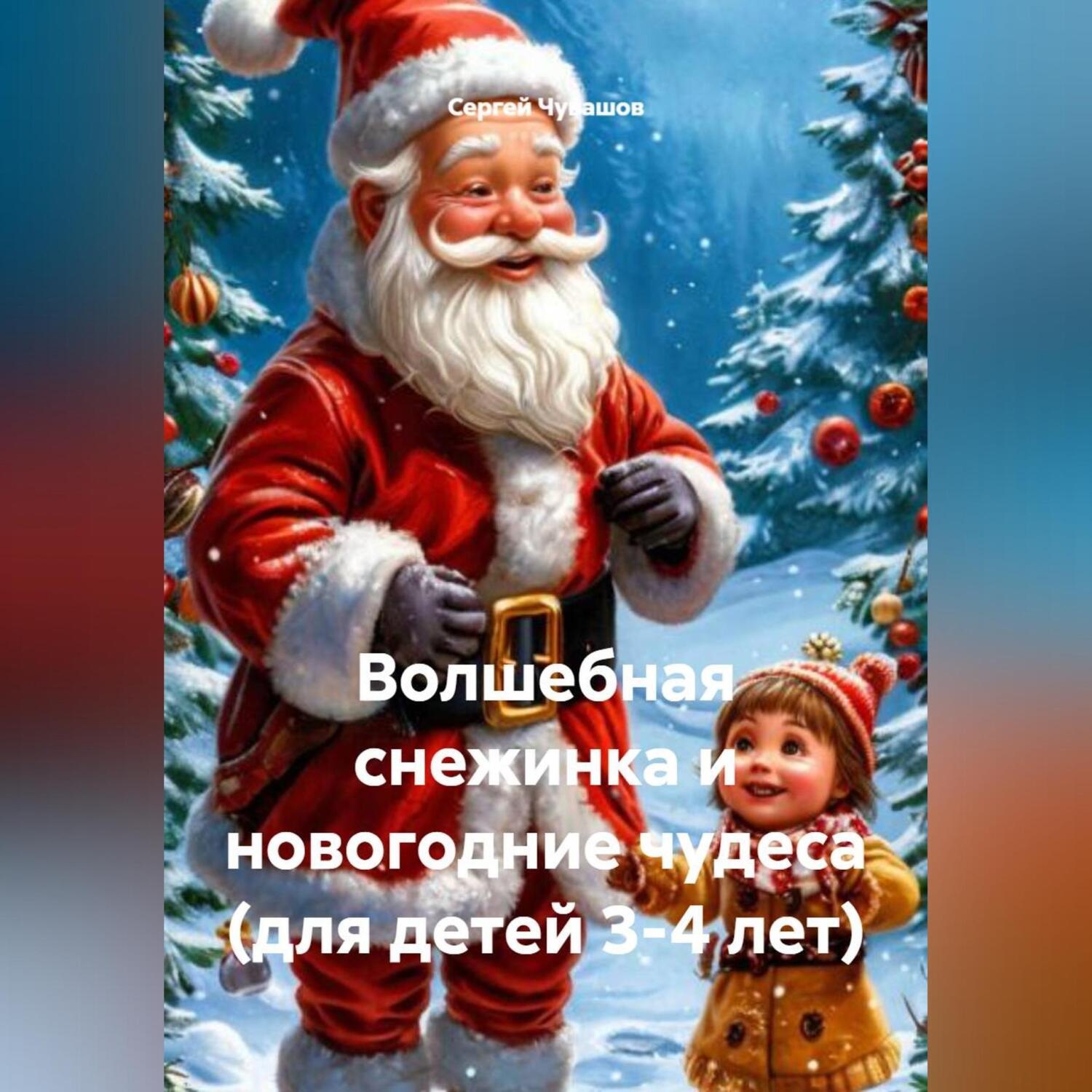 Обложка книги «Волшебная снежинка и новогодние чудеса (для детей 3-4 лет)»