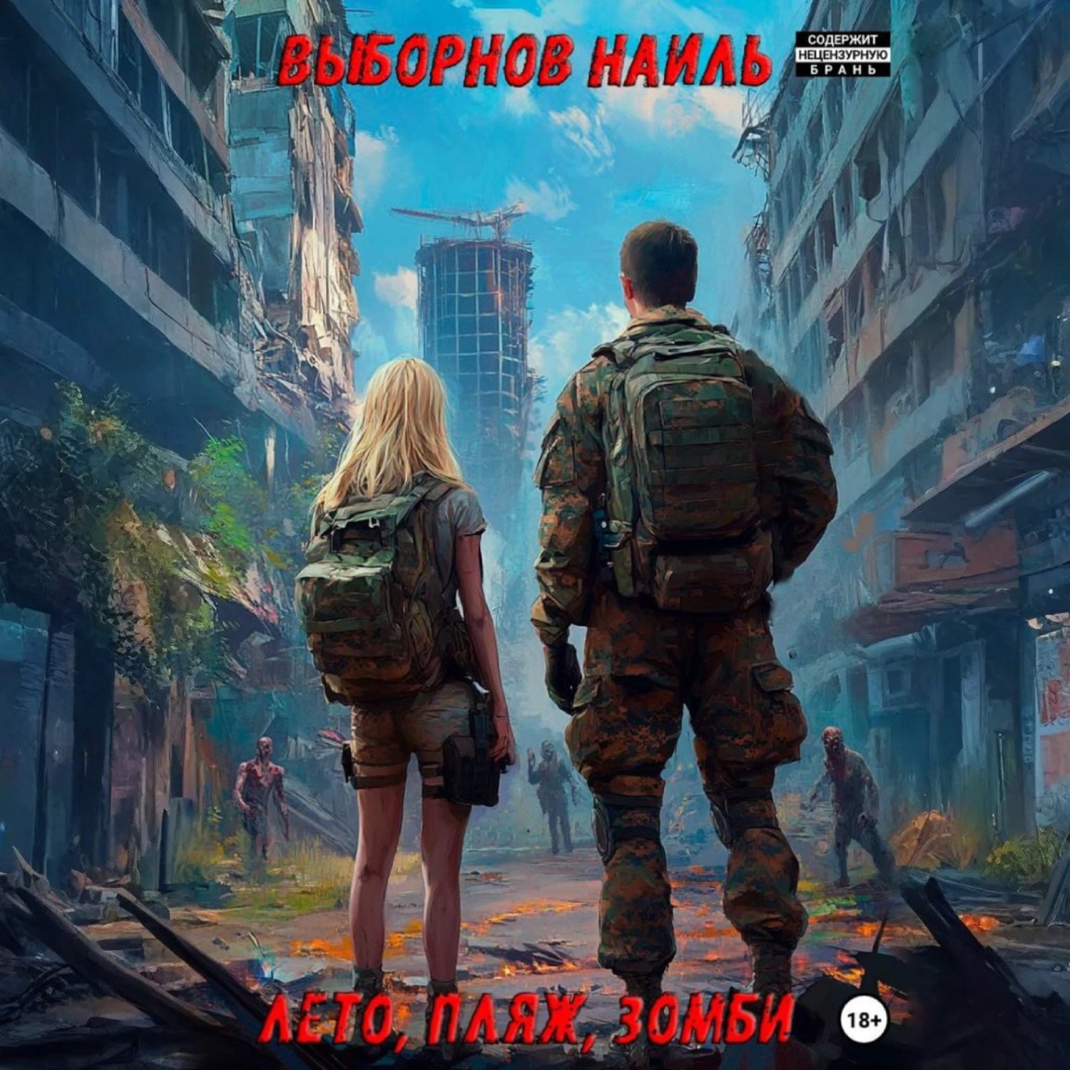 Обложка книги «Лето, пляж, зомби»