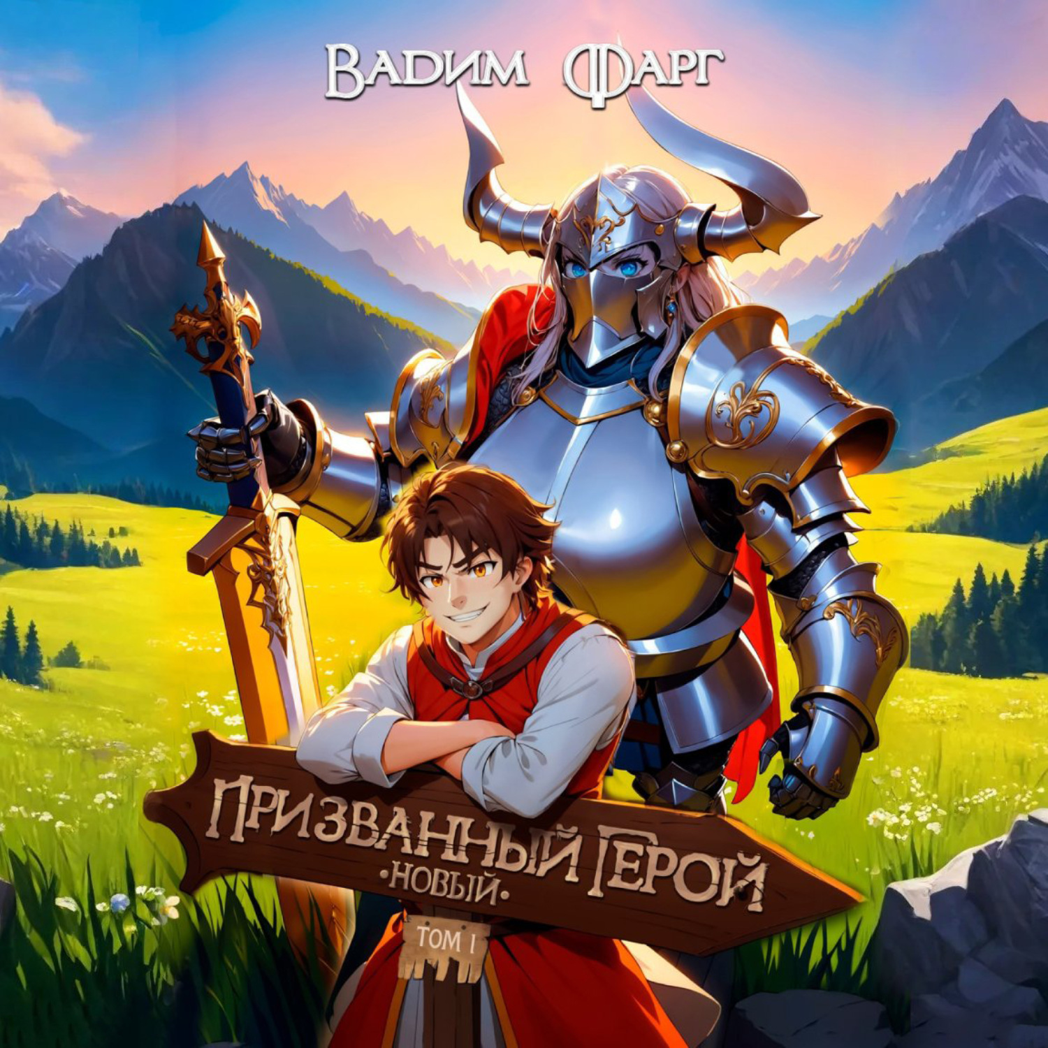 Обложка книги «Новый Призванный Герой»