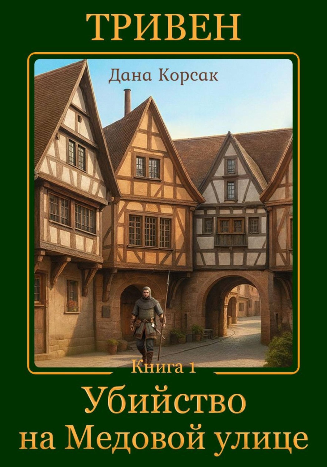 Обложка книги «Убийство на Медовой улице»