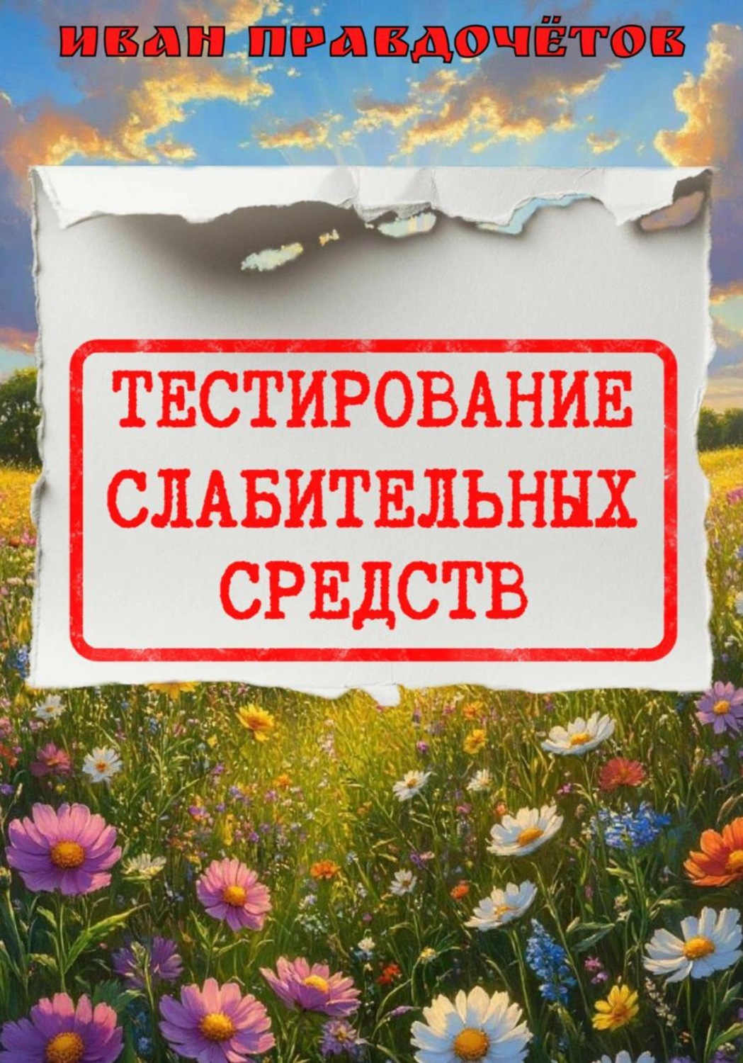 Обложка книги «Тестирование слабительных средств»