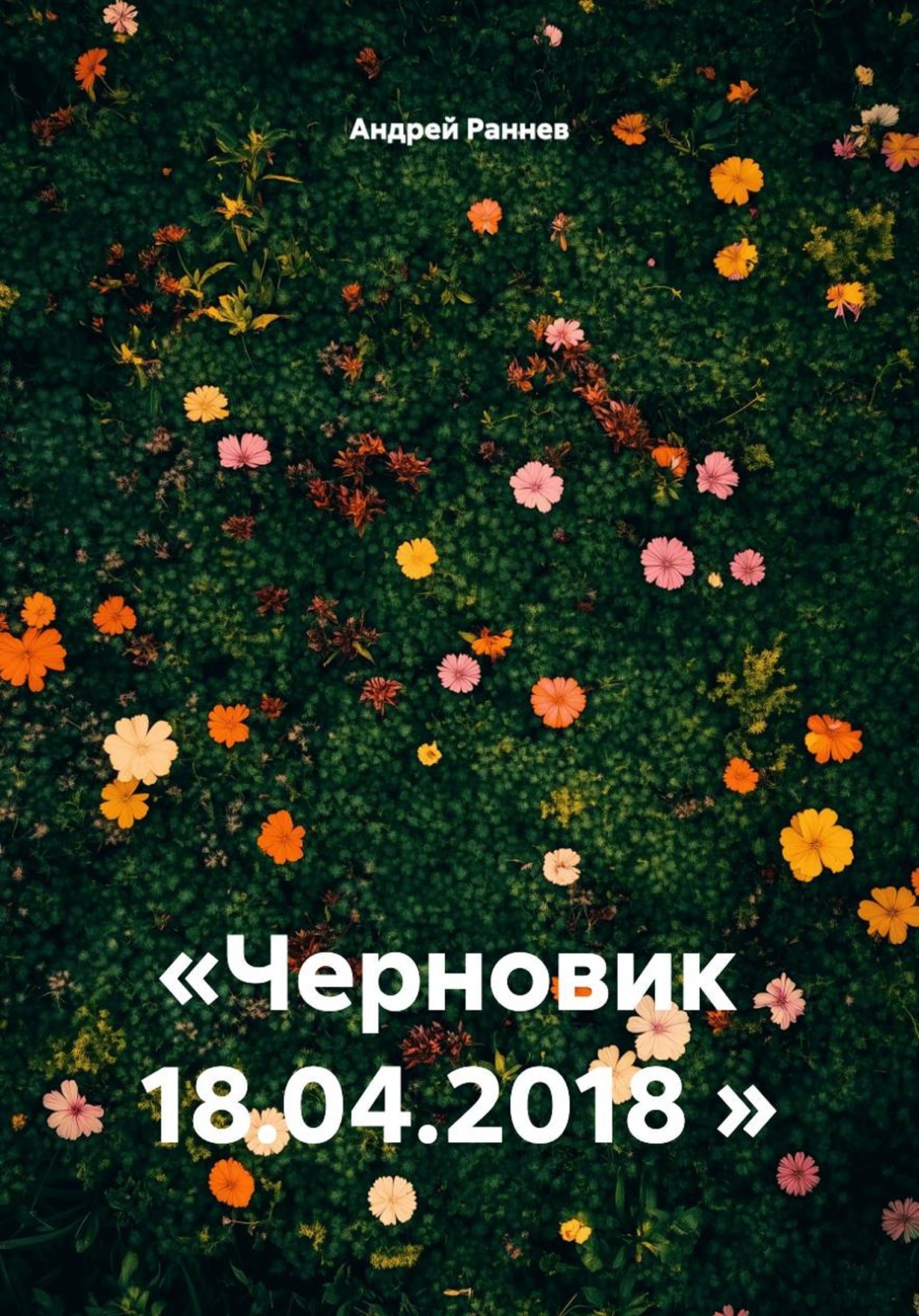 Обложка книги ««Черновик 18.04.2018 »»