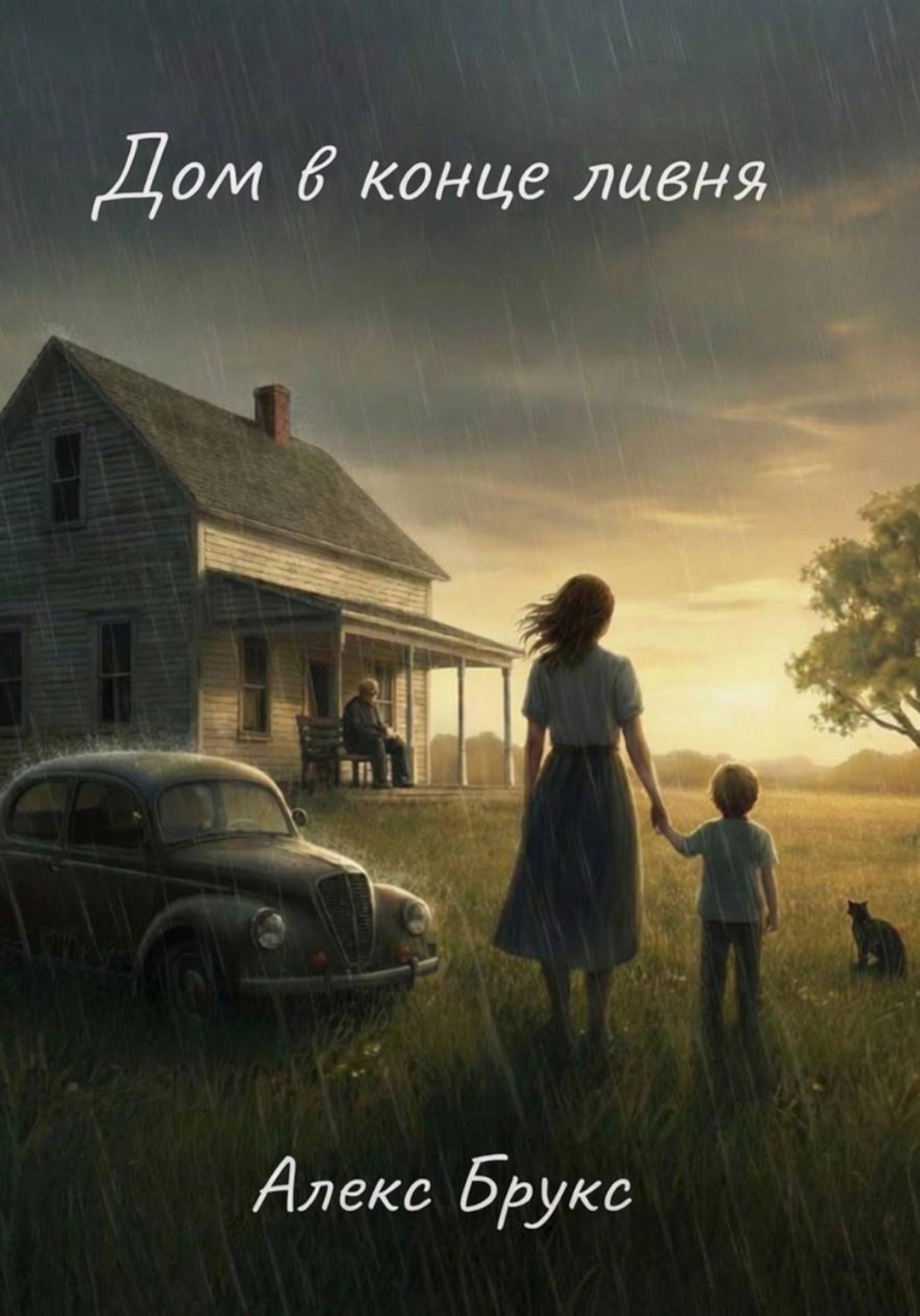 Обложка книги «Дом в конце ливня»