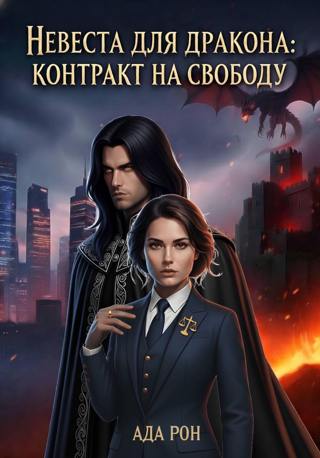 Обложка книги «Невеста для дракона: Контракт на свободу»