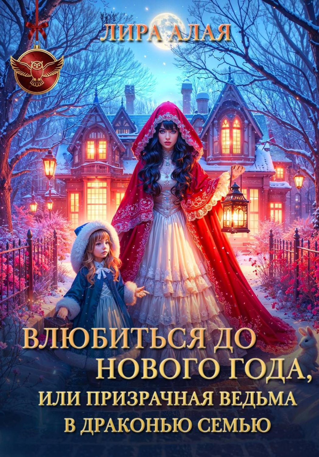 Обложка книги «Влюбиться до Нового Года, или призрачная ведьма в драконью семью»