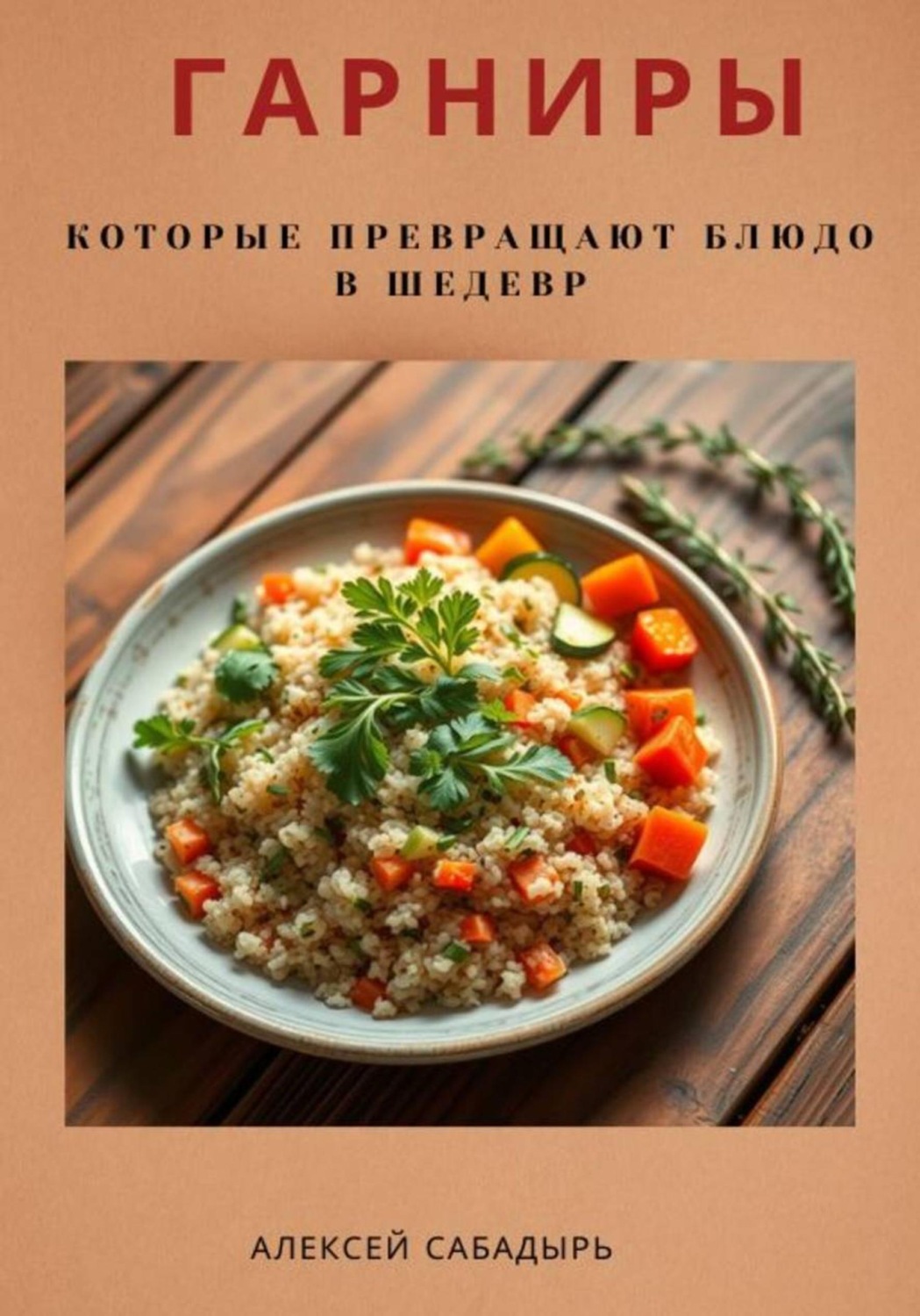 Обложка книги «Гарниры, которые превращают блюдо в шедевр»