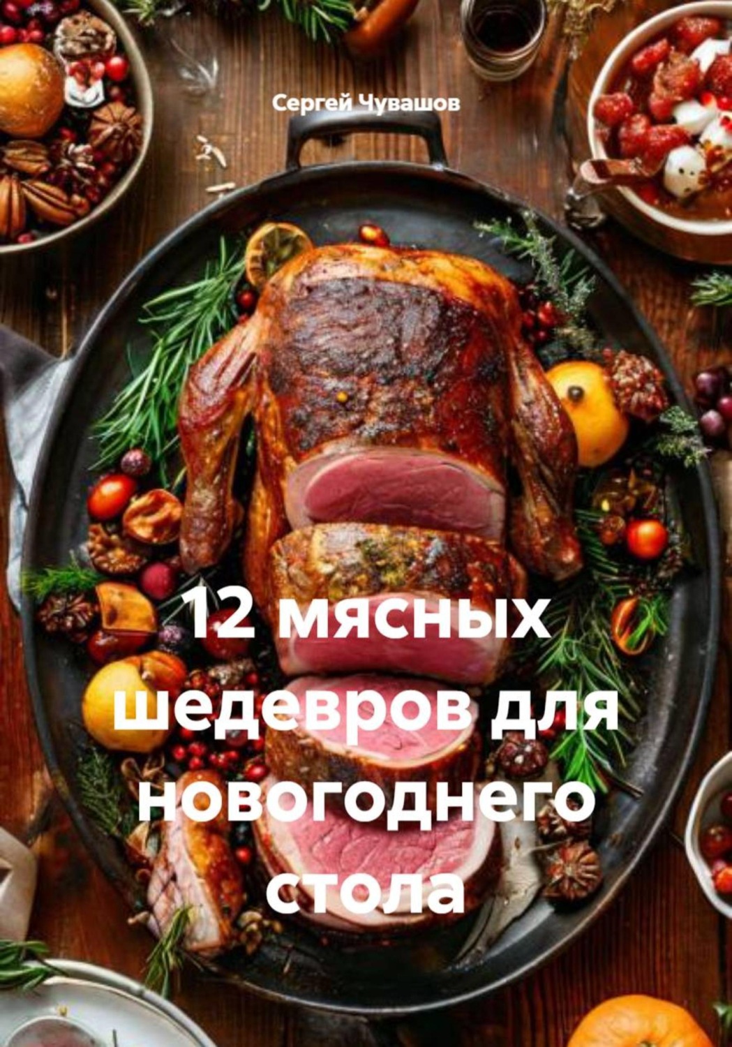Обложка книги «12 мясных шедевров для новогоднего стола»