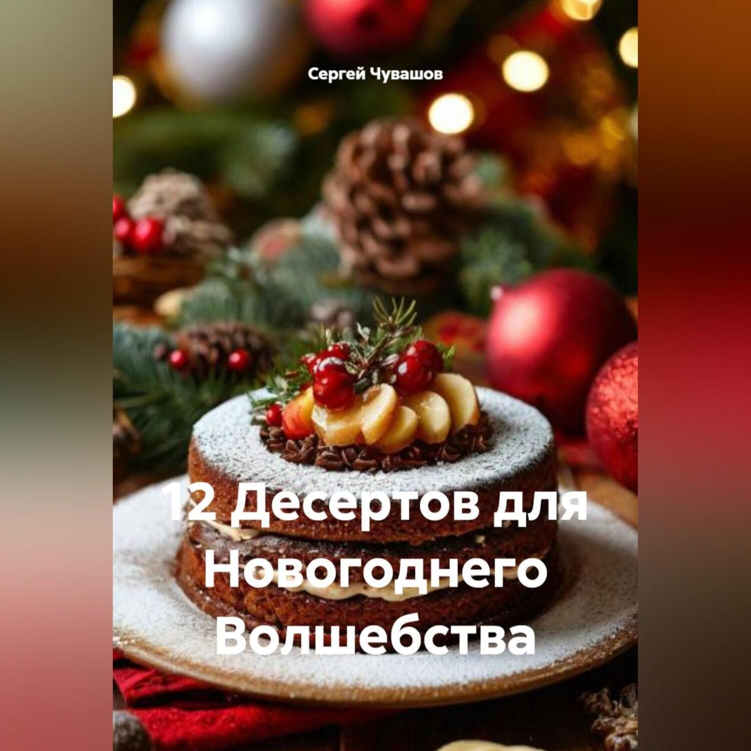 Обложка книги «12 Десертов для Новогоднего Волшебства»