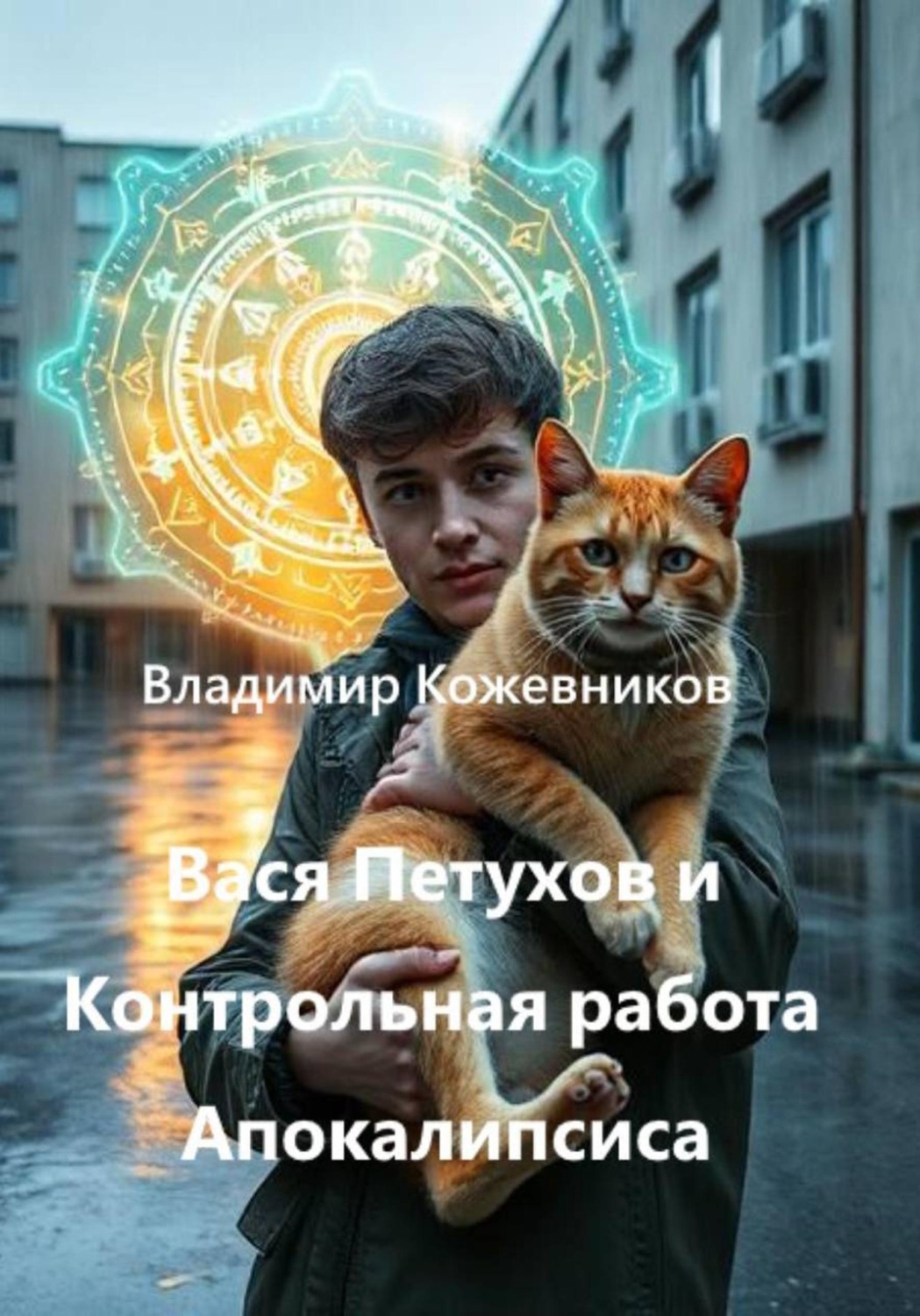 Обложка книги «Вася Петухов и Контрольная работа Апокалипсиса»