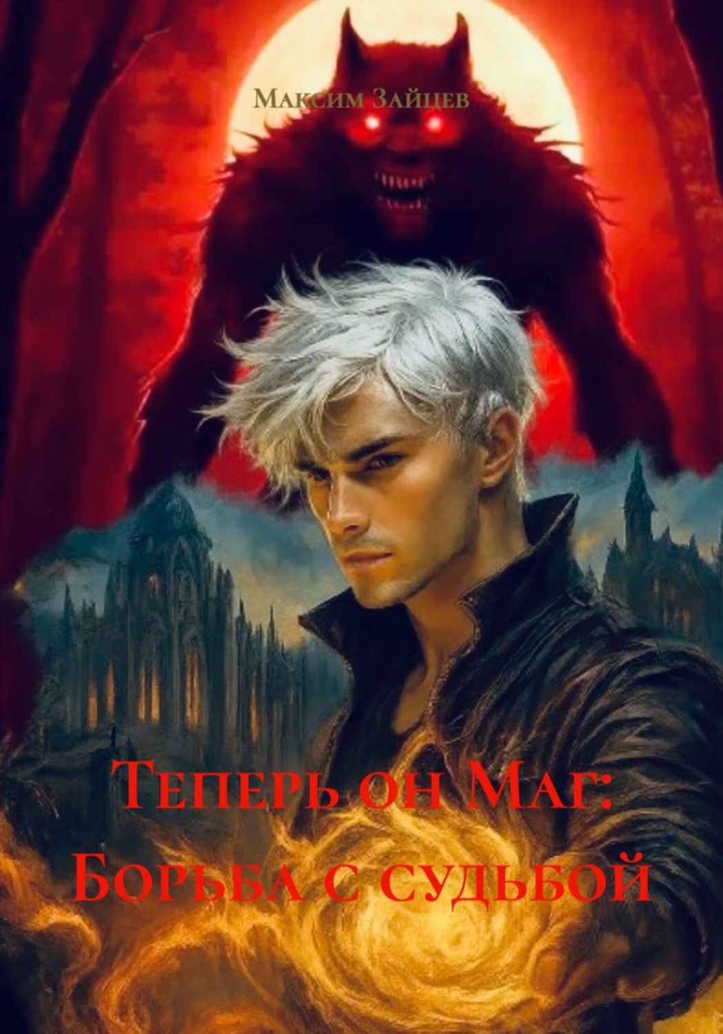 Обложка книги «Теперь он Маг: Борьба с судьбой»