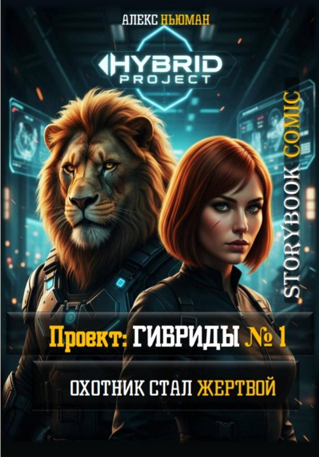 Обложка книги «Проект: ГИБРИДЫ #1. Охотник стал жертвой»