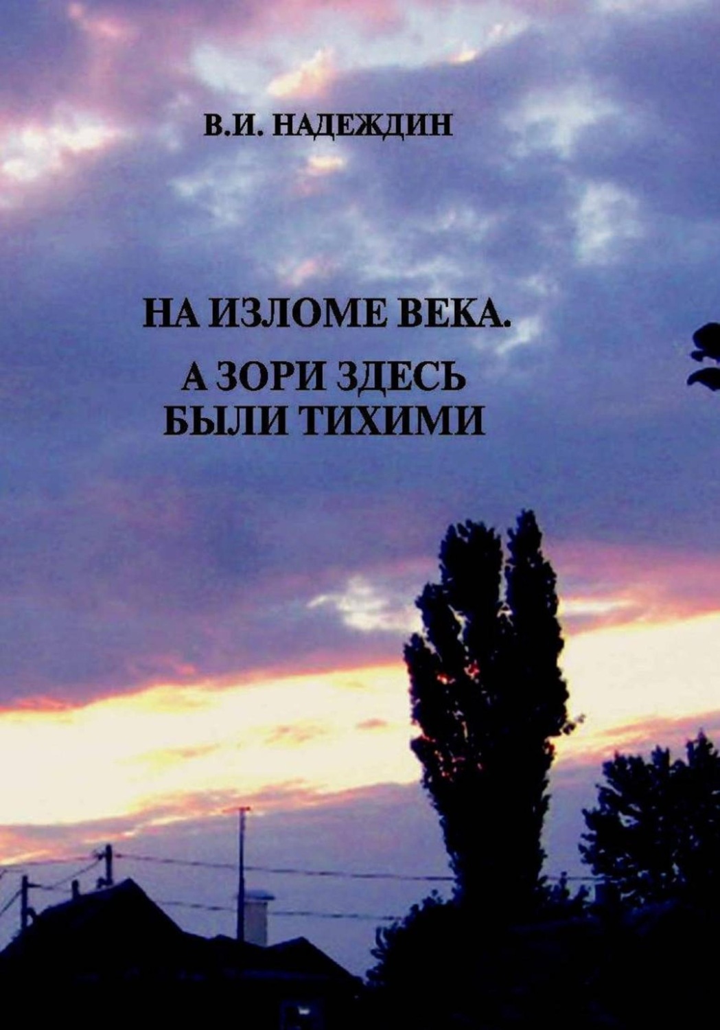 Обложка книги «НА ИЗЛОМЕ ВЕКА. А ЗОРИ ЗДЕСЬ БЫЛИ ТИХИМИ (Документы и публицистика по вопросу немецкой государственности на Волге)»