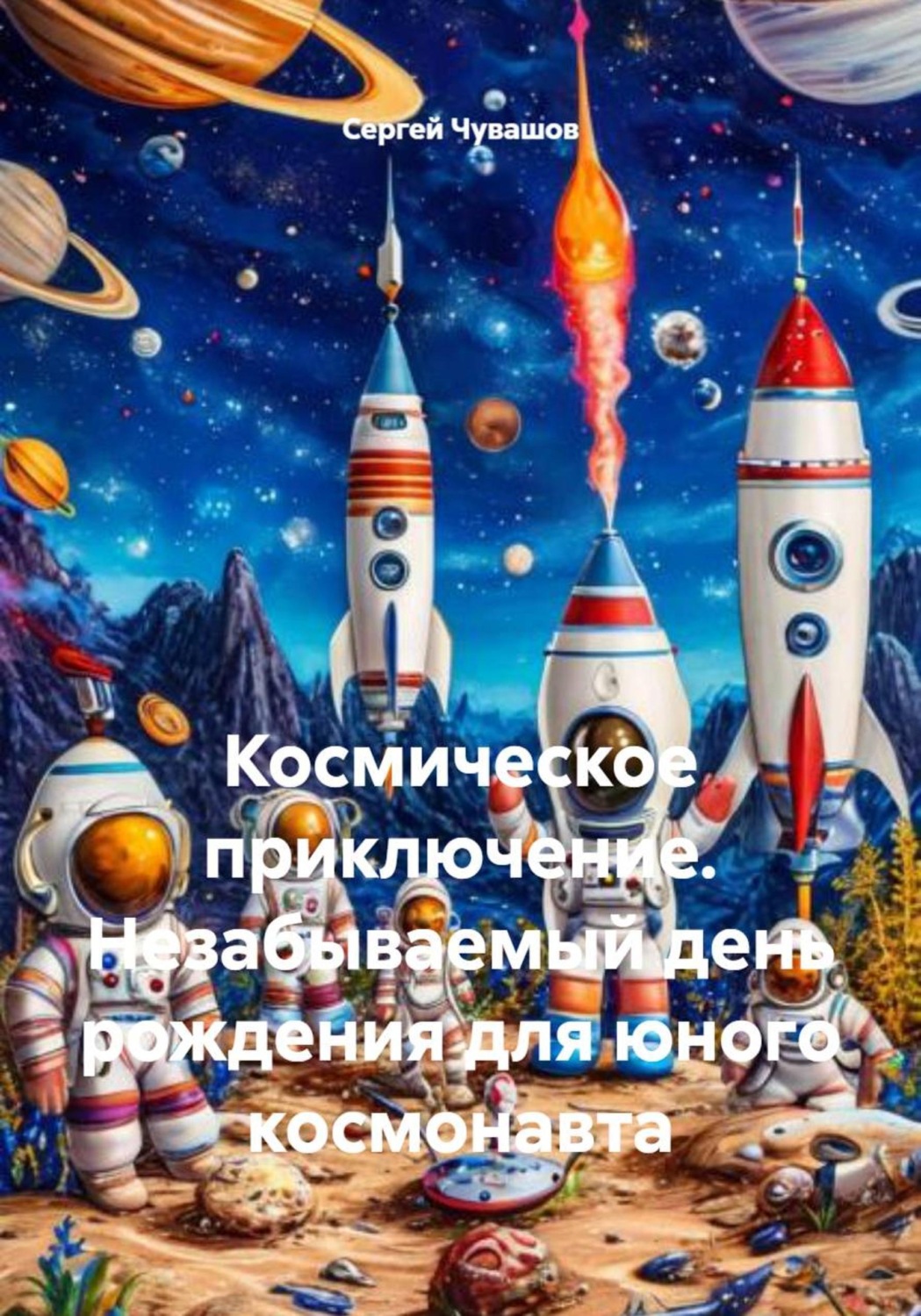 Обложка книги «Космическое приключение. Незабываемый день рождения для юного космонавта»
