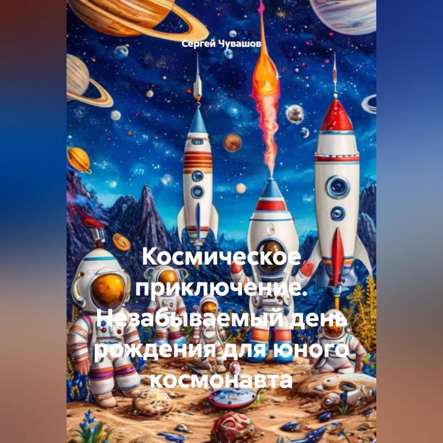 Обложка книги «Космическое приключение. Незабываемый день рождения для юного космонавта»