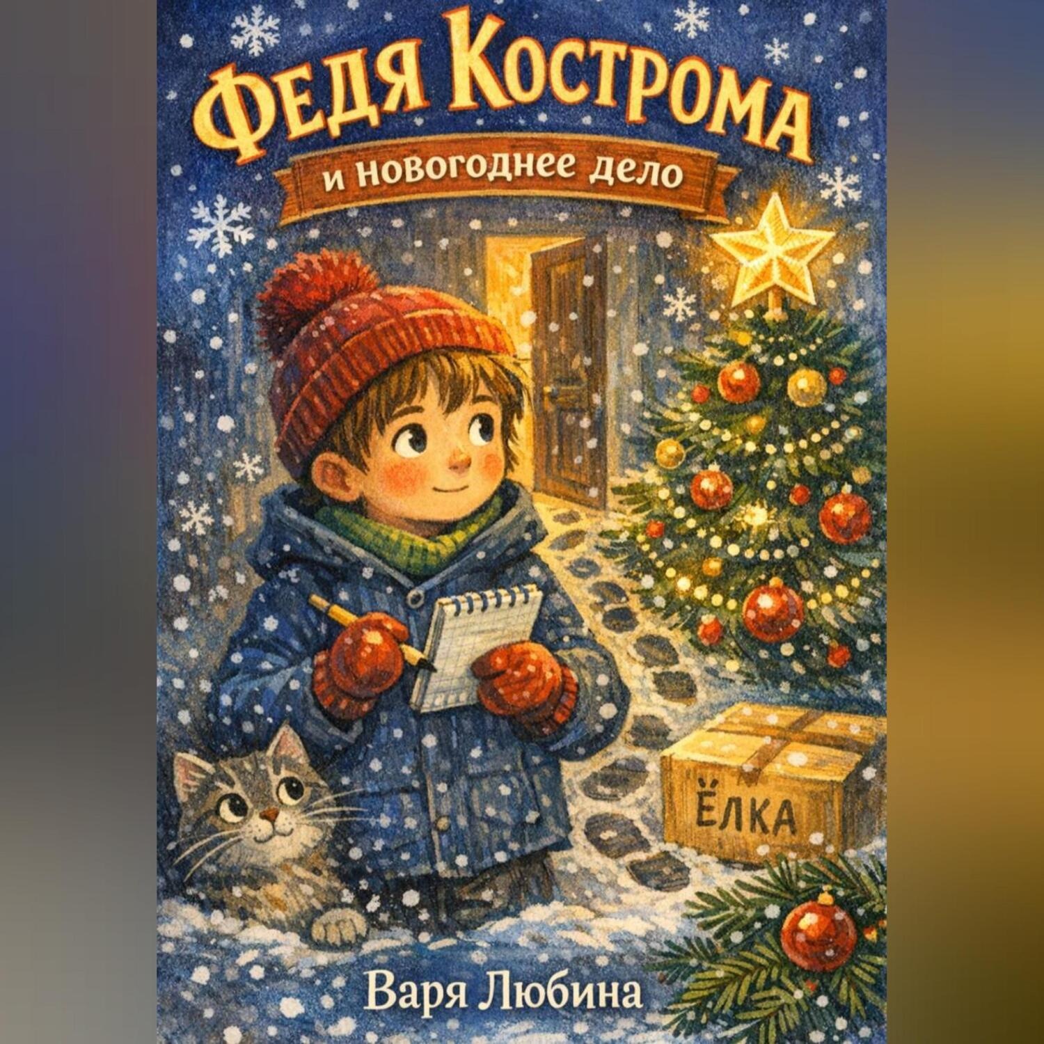 Обложка книги «Федя Кострома и новогоднее дело»