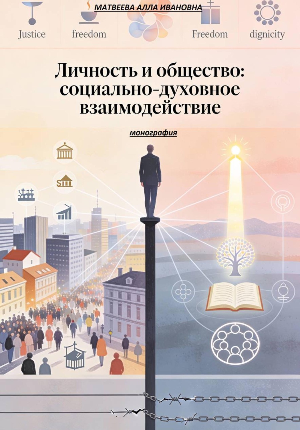 Обложка книги «Личность и общество: социально-духовное взаимодействие»