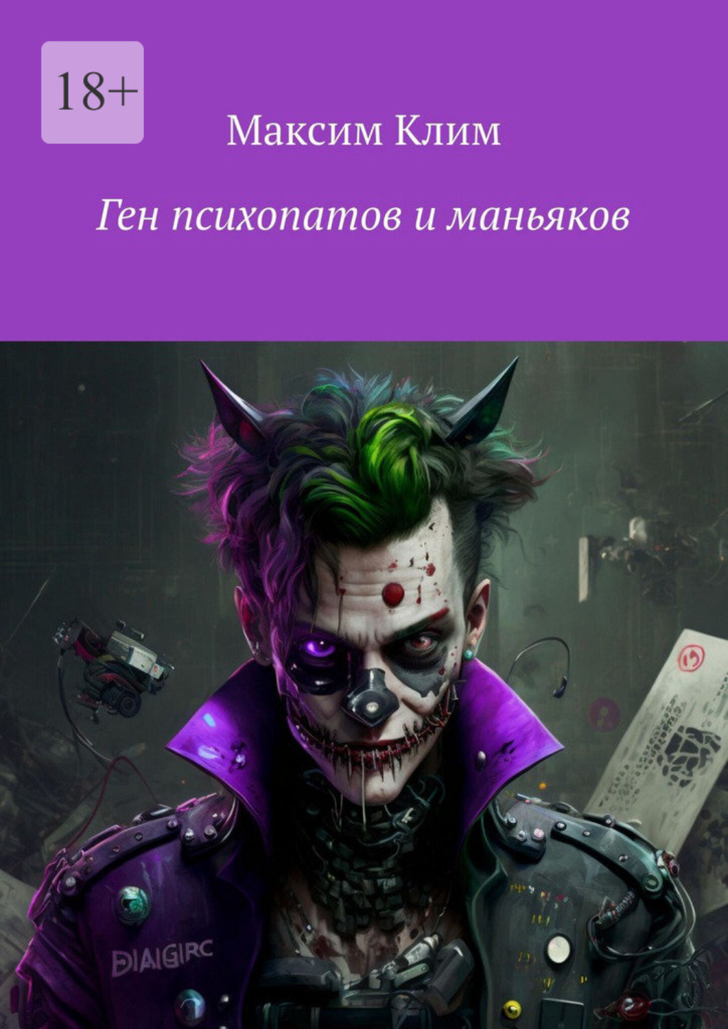 Обложка книги «Ген психопатов и маньяков»