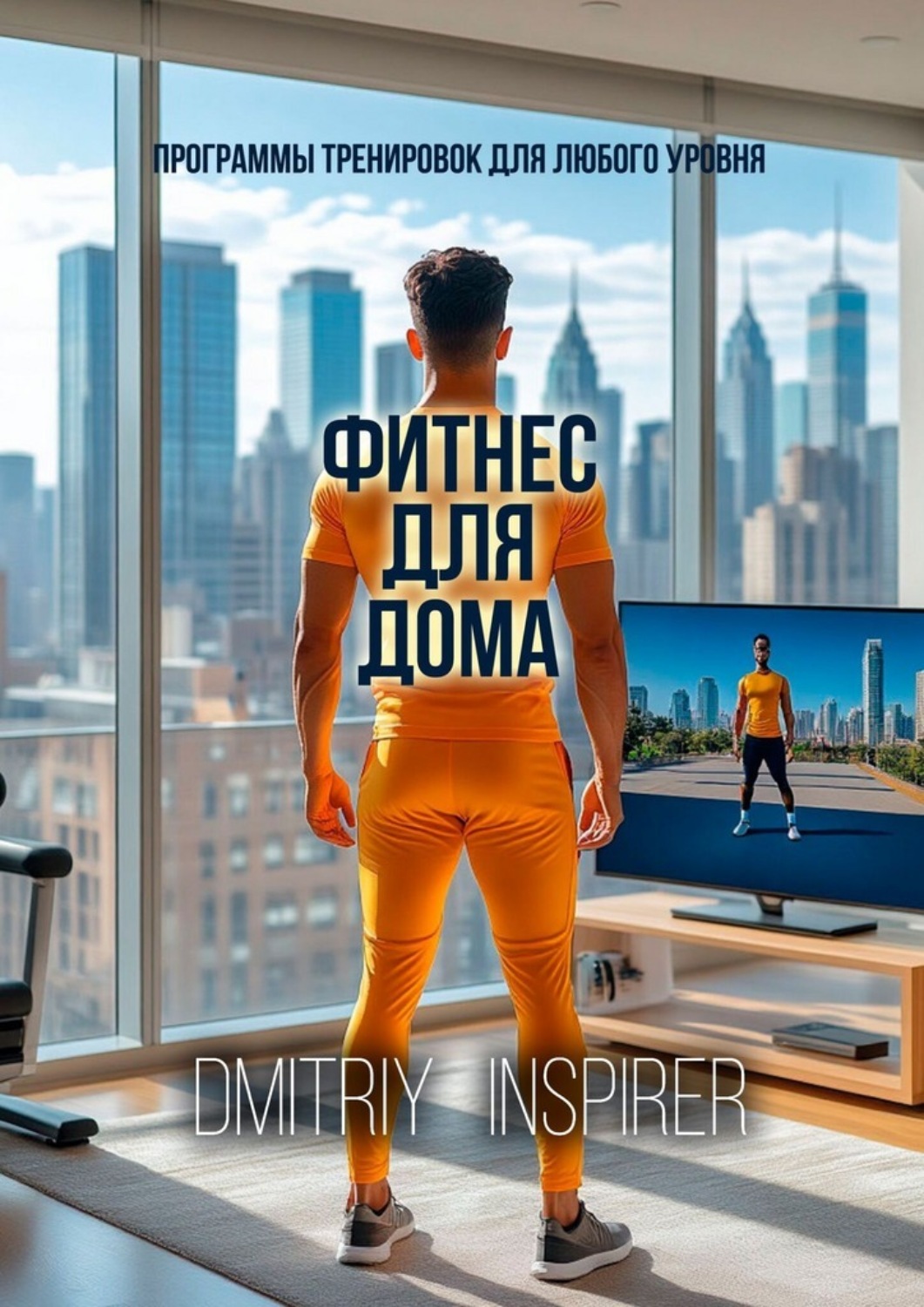 Обложка книги «Фитнес для дома: программы тренировок для любого уровня»
