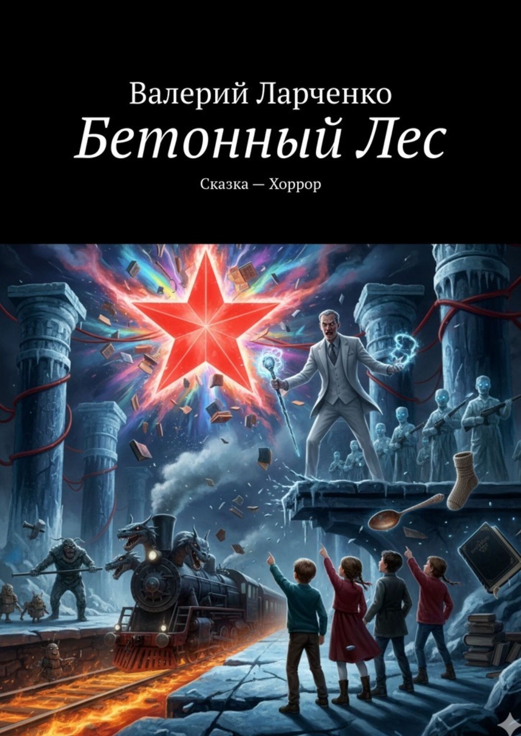 Обложка книги «Бетонный лес. Сказка-хоррор»