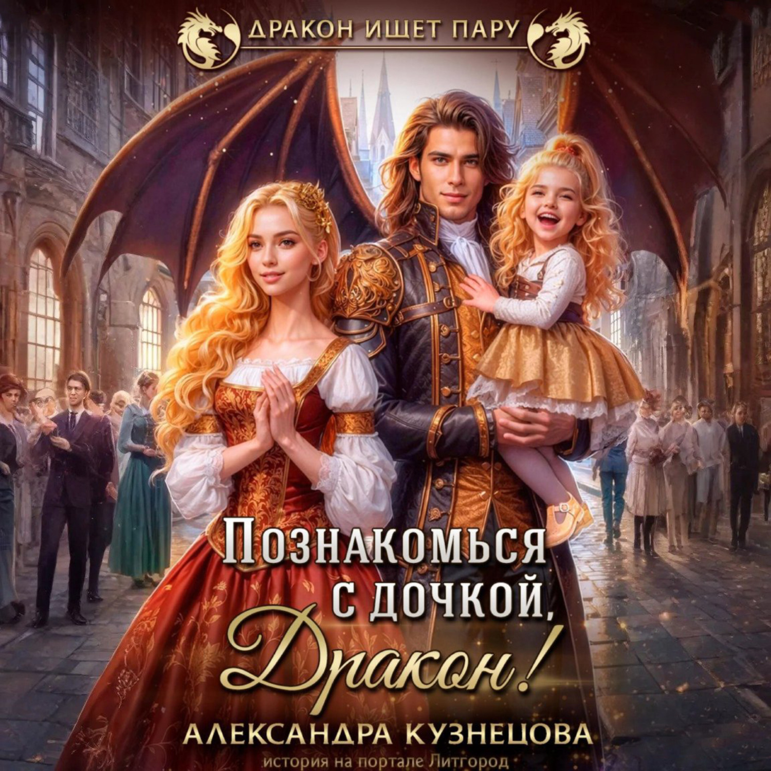 Обложка книги «Познакомься с дочкой, дракон!»