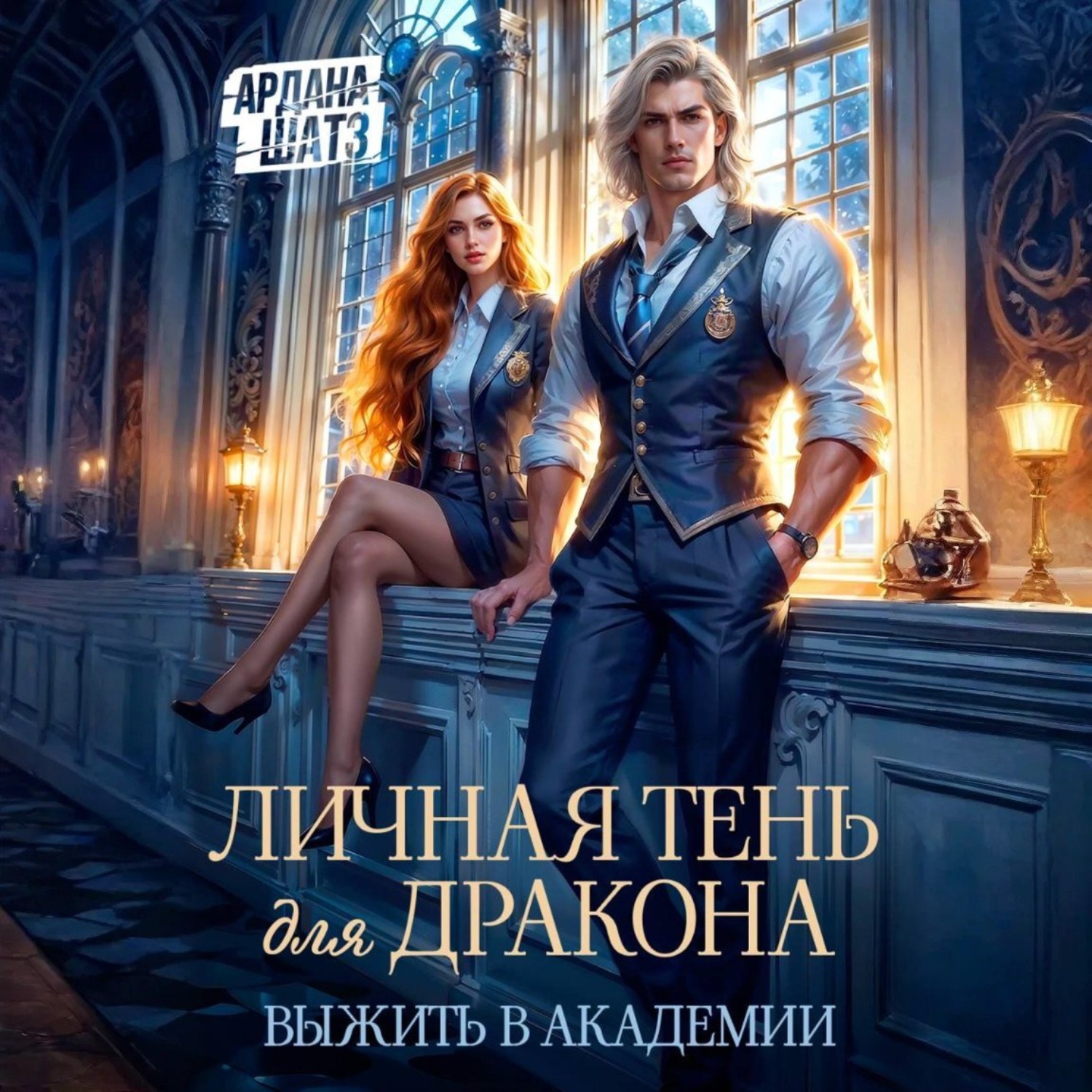 Обложка книги «Личная тень для дракона. Выжить в академии»