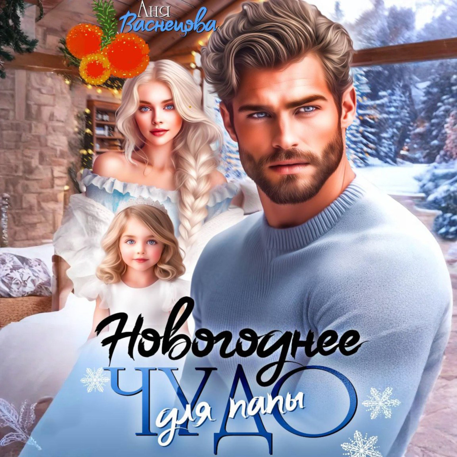 Обложка книги «Новогоднее чудо для папы»