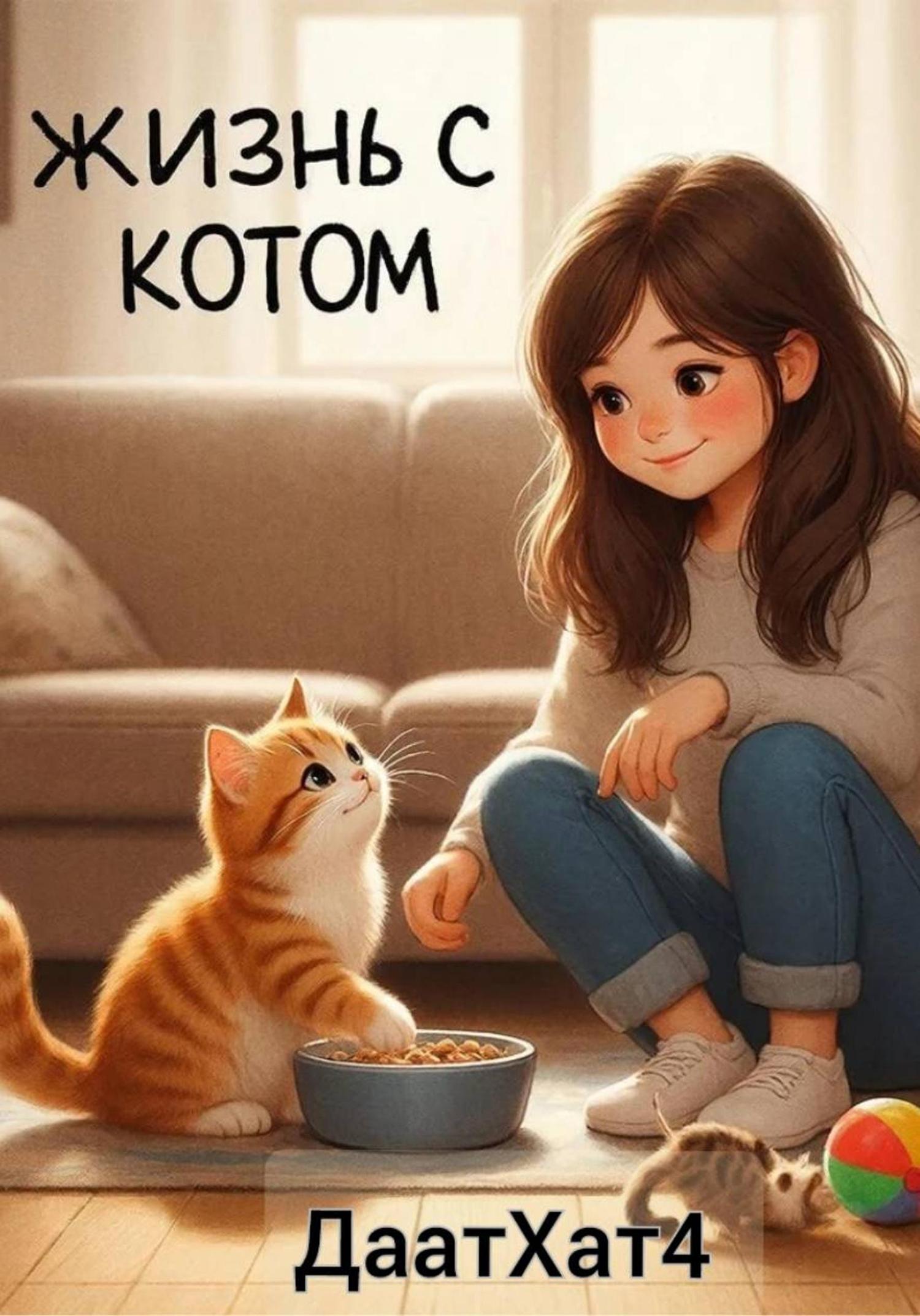 Обложка книги «Жизнь с котом»