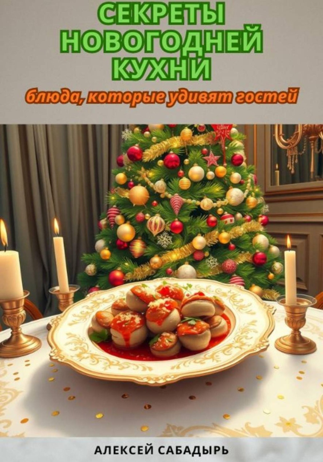 Обложка книги «Секреты новогодней кухни: блюда, которые удивят гостей»