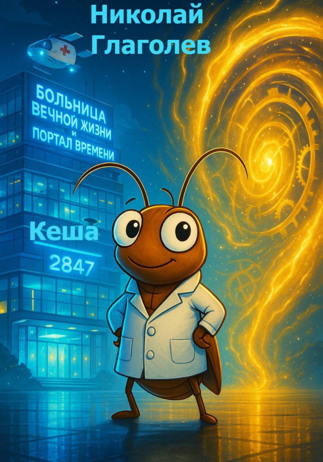 Обложка книги «Кеша. Больница вечной жизни и портал времени»