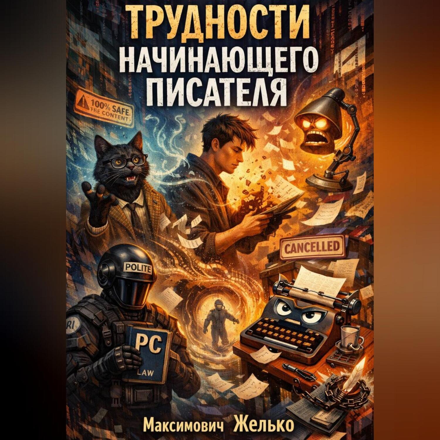 Обложка книги «СФ Трудности начинающего писателя»