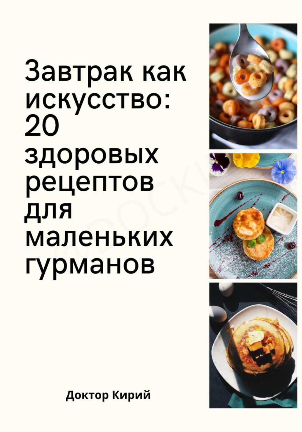 Обложка книги «Завтрак как искусство: 20 здоровых рецептов для маленьких гурманов»