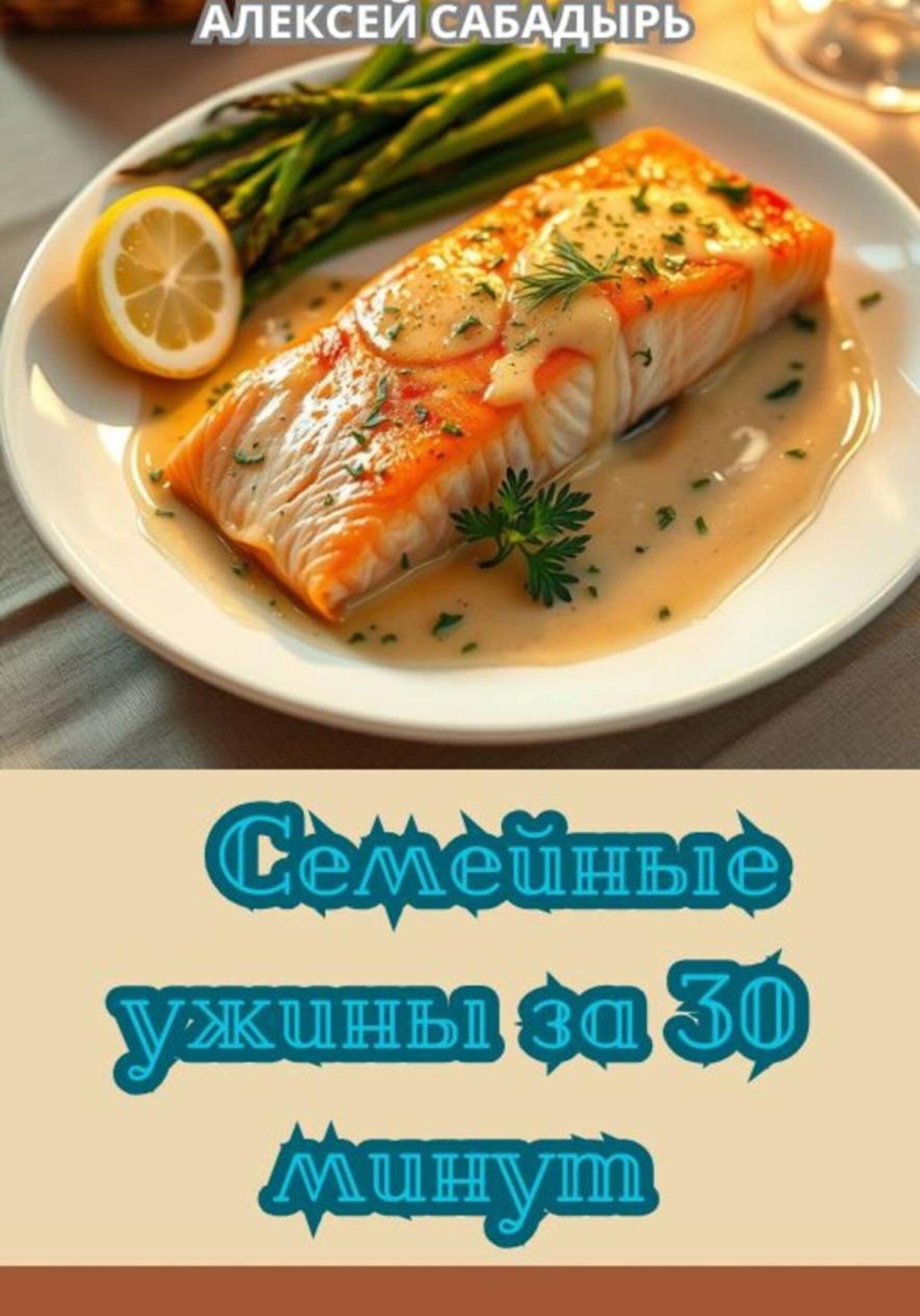 Обложка книги «Семейные ужины за 30 минут»