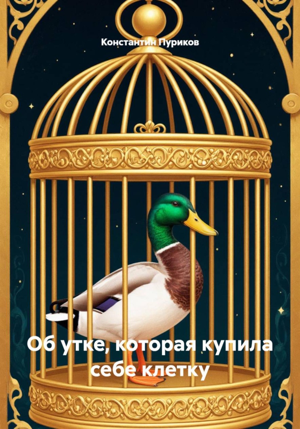 Обложка книги «Об утке, которая купила себе клетку»