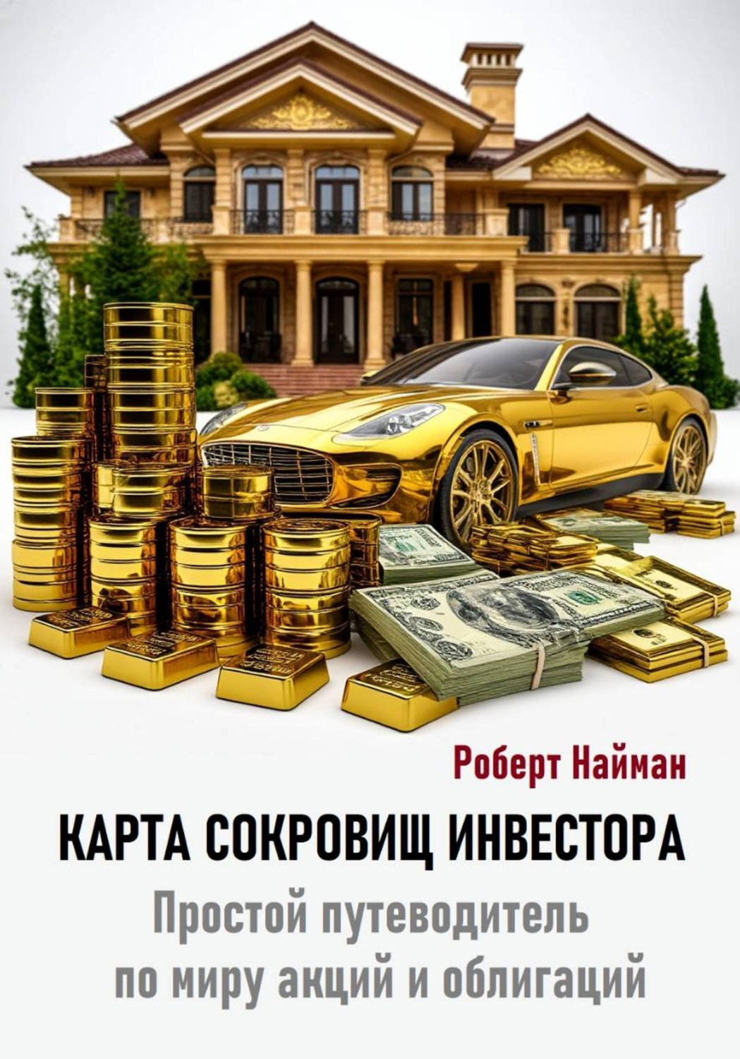 Обложка книги «Карта сокровищ инвестора. Простой путеводитель по миру акций и облигаций»