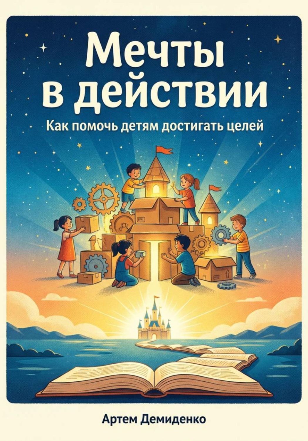 Обложка книги «Мечты в действии: Как помочь детям достигать целей»