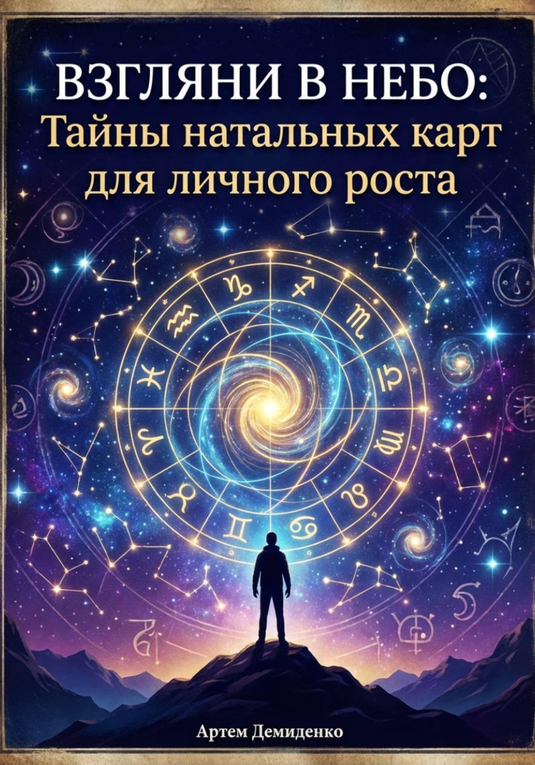 Обложка книги «Взгляни в небо: Тайны натальных карт для личного роста»