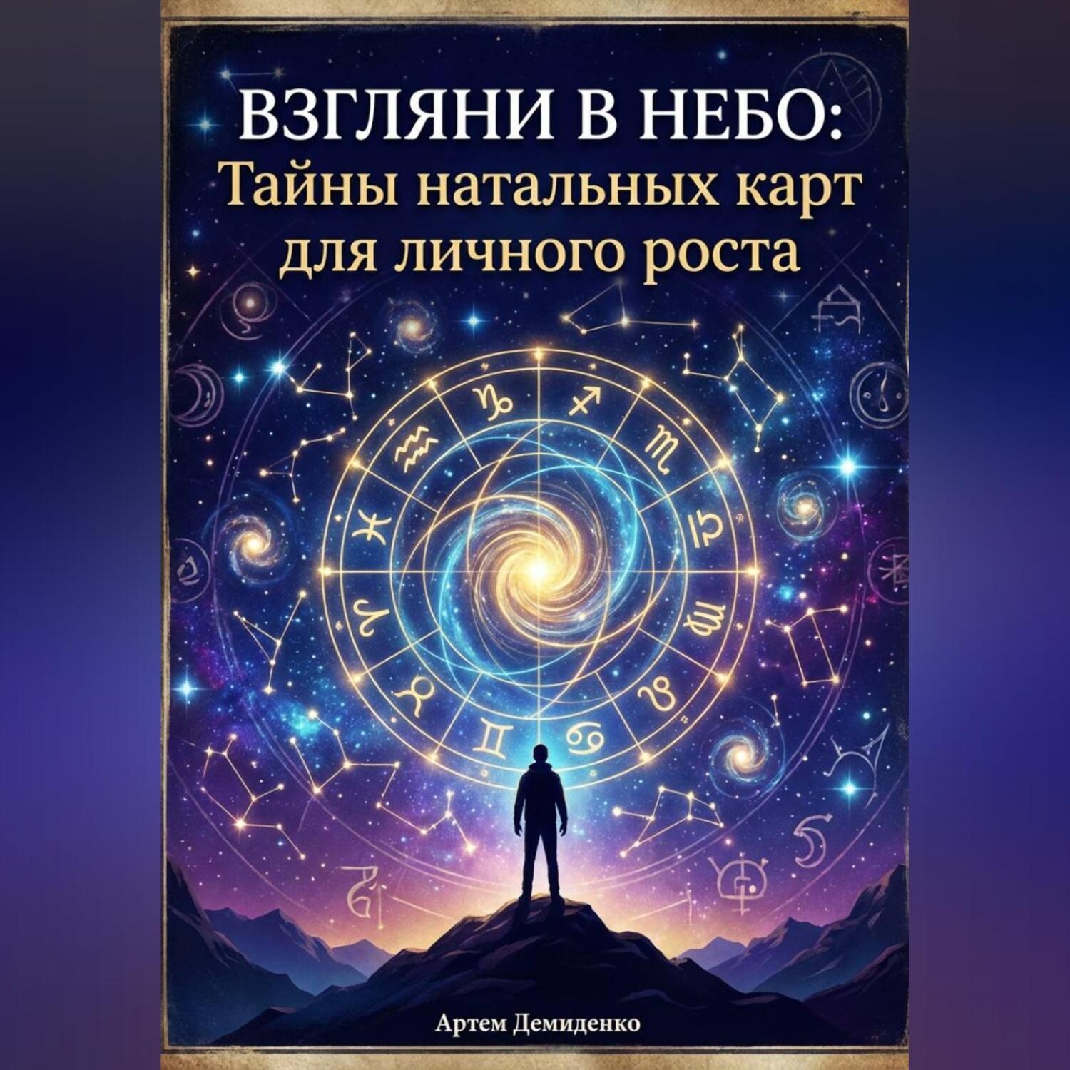 Обложка книги «Взгляни в небо: Тайны натальных карт для личного роста»