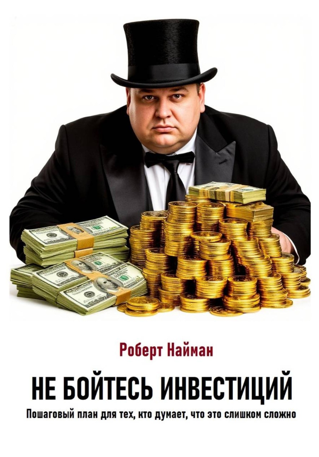 Обложка книги «Не бойтесь инвестиций. Пошаговый план для тех, кто думает, что это слишком сложно»