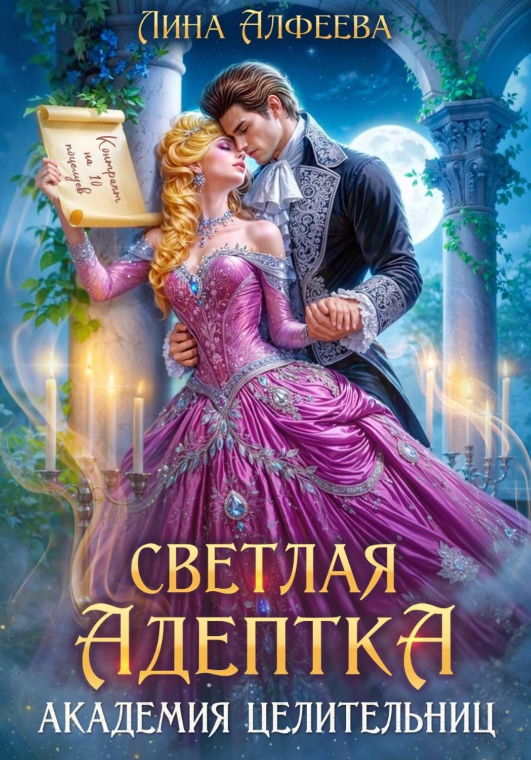 Обложка книги «Светлая адептка. Академия целительниц»