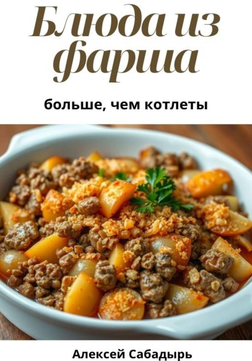 Обложка книги «Блюда из фарша: больше, чем котлеты»