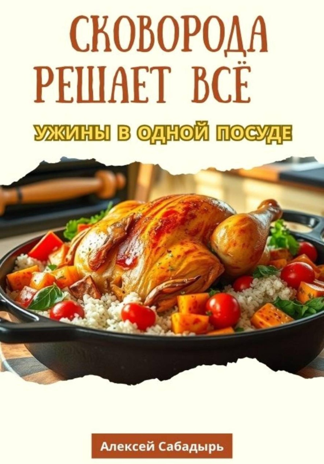 Обложка книги «Сковорода решает всё ужины в одной посуде»