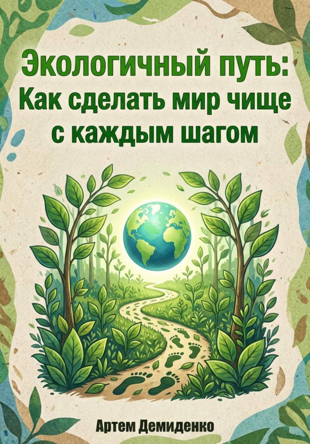 Обложка книги «Экологичный путь: Как сделать мир чище с каждым шагом»