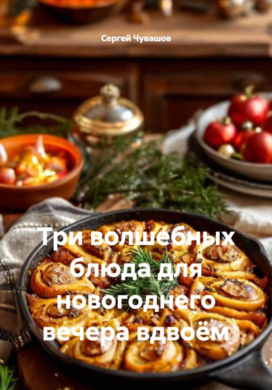 Обложка книги «Три волшебных блюда для новогоднего вечера вдвоём»