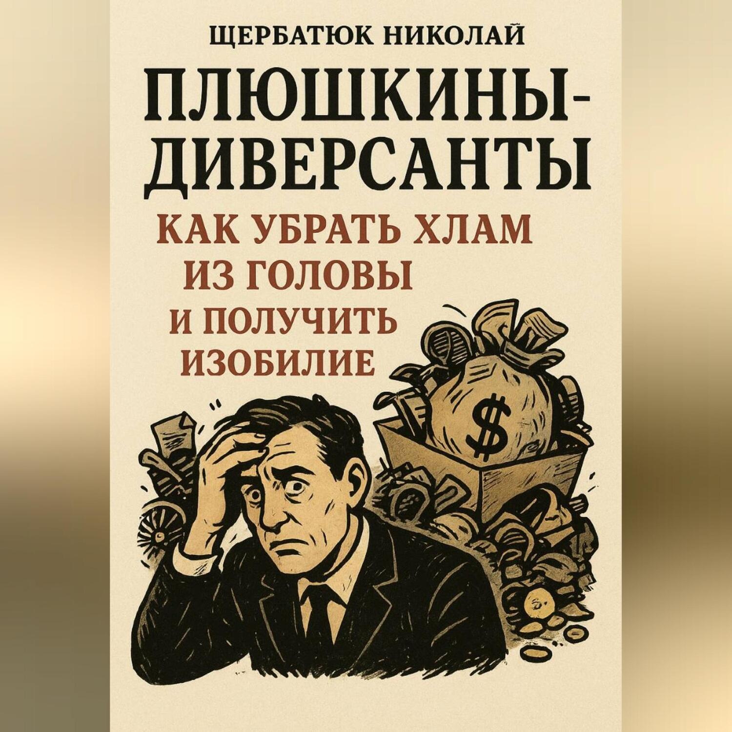 Обложка книги «Плюшкины-Диверсанты: Как убрать хлам из головы и получить изобилие»