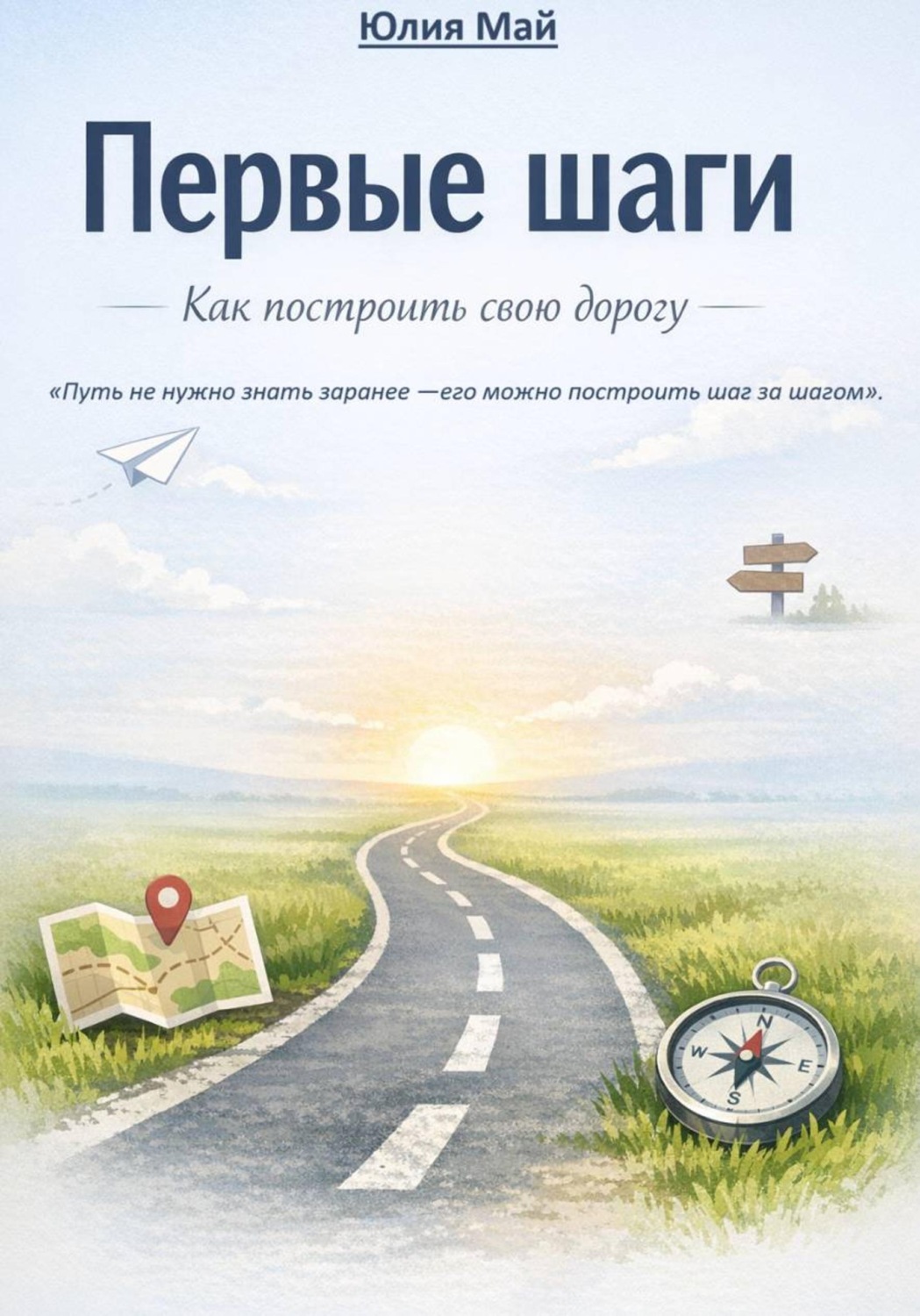 Обложка книги «Первые шаги: Как построить свою дорогу»