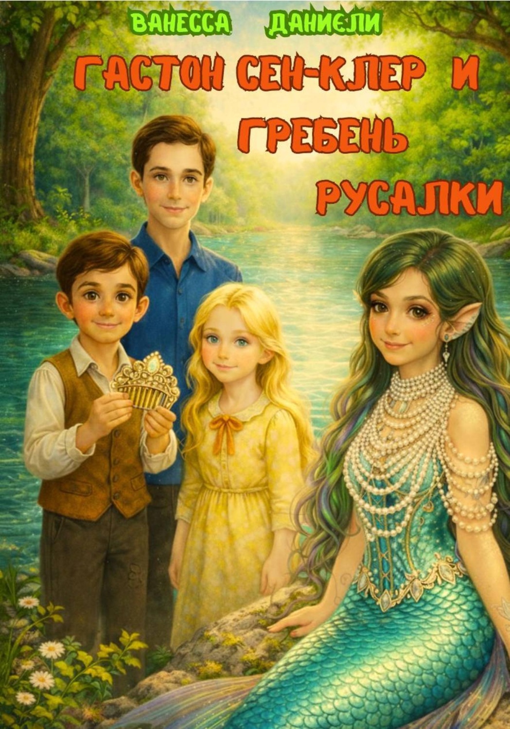 Обложка книги «Гастон Сен-Клер и гребень русалки»