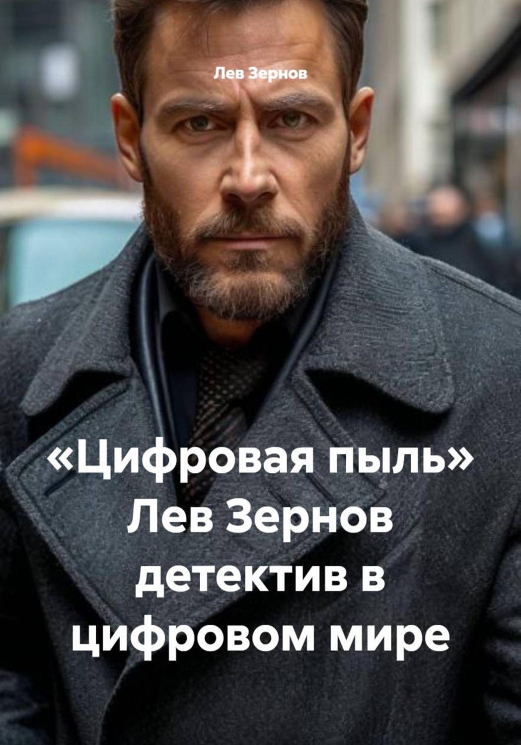 Обложка книги ««Цифровая пыль» Лев Зернов детектив в цифровом мире»