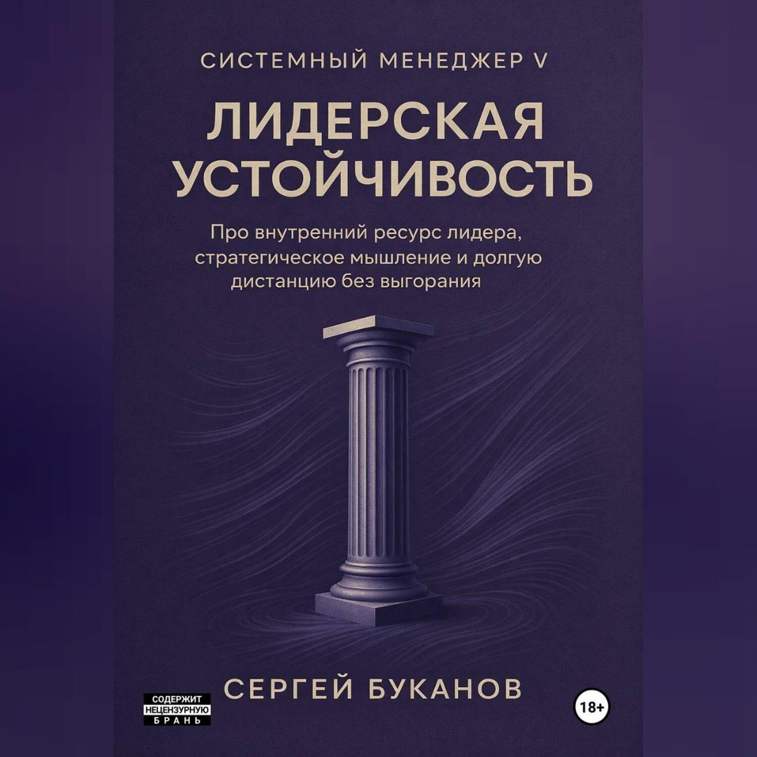 Обложка книги «Лидерская устойчивость: Про внутренний ресурс лидера, стратегическое мышление и долгую дистанцию без выгорания»